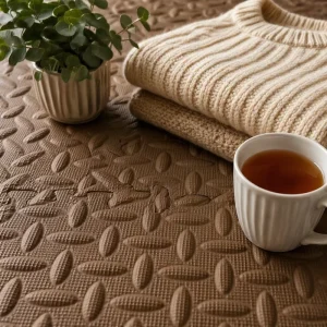 Cross-Texture EVA Interlocking Floor Mats Anti-Slip Waterproof Foam Tiles Home Kitchen Playroom Custom