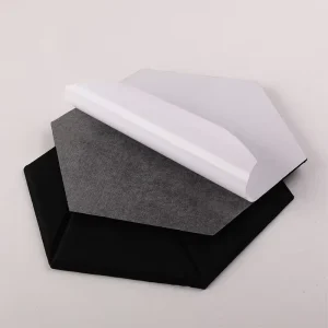 Cross border Felt Soundproofing Wall Panels Eco Friendly Hexagonal PET Acoustic Panels Silent Music Room Home Sound Absorbing