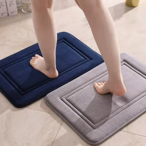 Cross-border Minimalist Bathroom Non-slip Mat Kitchen Foot Mat Toilet Entrance Doormat Entryway Floor Mat Polyester Terylene