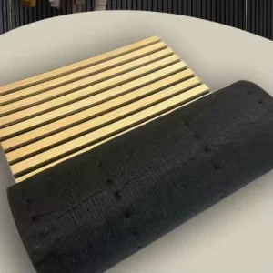 Curved Flexible Acoustic Panels MDF Sound Absorbing Ceiling Decor for Commerce Warehouse Factory akupanel