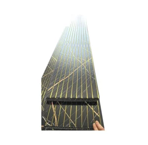 Curved Wall Acoustic Wooden Soundproof Slat Acoustic Wall Panels