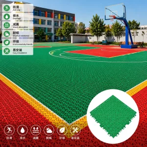 Cushioned Interlocking Sports Flooring for Basketball Court Volleyball Court and Multi Purpose Sports Floor