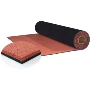 Custom 10 mm Durable Sport Floor Laminated Gym Rubber Flooring Rolls