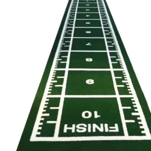 Custom 15mm Pile Height PE Artificial Grass Carpet for Indoor Gym Running Track and Soccer Flooring