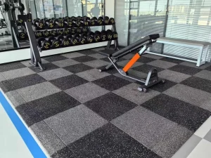 Custom 20mm 25mm Thick Heavy-Duty Eco-Friendly Shock-Absorbing Rubber Sheet Flooring for Sports Venues and Fitness