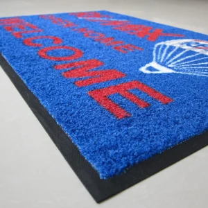 Custom 3D Logo Rubber and PP Anti-Slip Anti-Static Floor Mat for Children and Patio Use