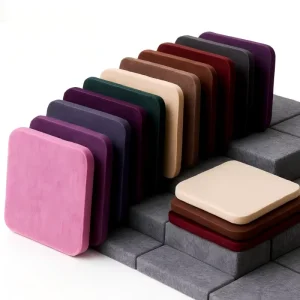 Custom Acoustic Panels CE Compliant Polyester Fiber Sound Absorbers for Home Office Vocal Booth