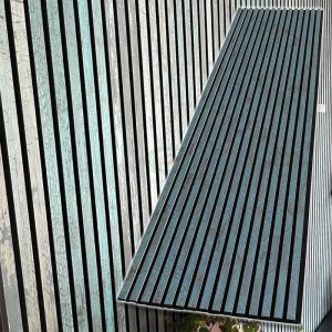 Custom Akupanel Wooden Slat Acoustic Panels Sound Proof Wood Wall Panel for Hotel 3D Model Graphic Design Solutions