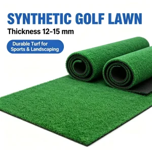Custom Artificial Golf Putting Green, 20 mm/15 mm Synthetic Grass Roll, Indoor/Outdoor, Factory Direct Sales
