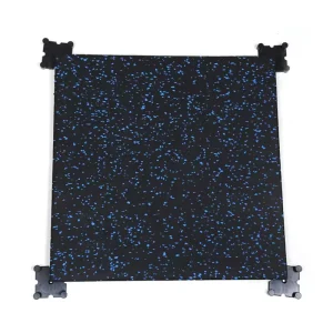 Custom Color Interlocking Rubber Gym Flooring Mats for Commercial Fitness Facilities