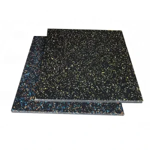 Custom Color Shock Absorption and Sound Insulation Rubber Gym Floor Mat