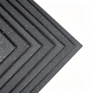 Custom Color Speckle Rubber Flooring Sheet Sound Insulation Gym Rubber Floor for Commercial Fitness Equipment Area