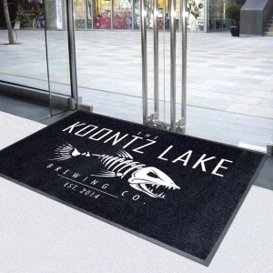 Custom Commercial Thick Nylon Carpet Rugs Non-Slip Indoor Outdoor Rubber Door Mats Personalized Logo Entryway