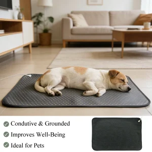 Custom Conductive ESD PU Leather Grounding Mat, Anti-Static Earthing Pad, OEM ODM Manufacturer