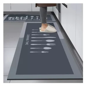 Custom Design Kitchen Runner Rug Washable Mat Anti-slip Fast Absorb Water Bathroom Rug