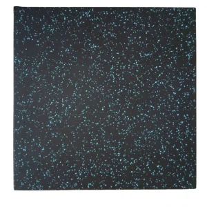 Custom EPDM Rubber Gym Flooring Tiles 500x500mm 15-30mm Fireproof