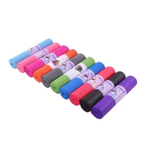 Custom Eco-Friendly Gymnastic Sport Fitness Exercise Non Slip 5mm PVC Yoga Mat