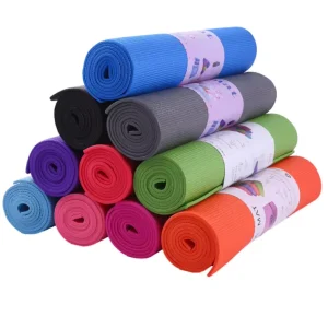 Custom Eco-Friendly Gymnastic Sport Fitness Exercise Non-Slip 5mm PVC Yoga Mat