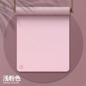 Custom Eco-Friendly Thick Anti-Slip Natural Rubber Yoga Mat with TPE Recycled Fabric