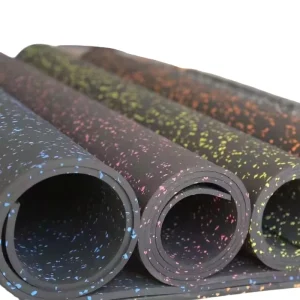 Custom Foldable Waterproof Wear-Resistant Non-Slip Shock-Absorbing Rubber Floor Mat Roll, 0-10°