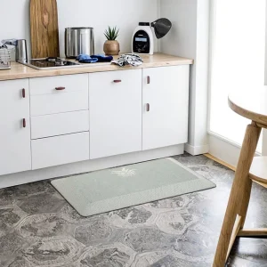 Custom High Quality Eco-friendly Waterproof Polyester Woven Fabric Recycled PU Foam Cushioned Anti-fatigue Kitchen Sink Mats