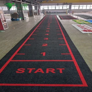 Custom Indoor Gym Turf Non-Toxic Artificial Grass for Home and Studio Flooring