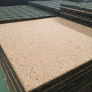 Custom Industrial Shock Absorbing Black Color Gym Floor Mats Commercial Thick Rubber Mat Shock Absorbent Rubber Pad Suppliers
