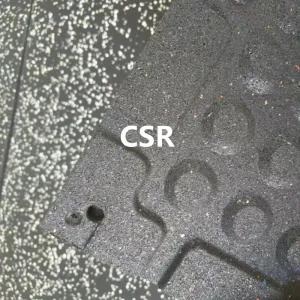 Custom Industrial Shock Absorbing Gym Floor Mats Commercial Thick Rubber Tile