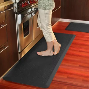 Custom Kitchen Anti-Fatigue PU Material Thicker Kitchen Floor Mats Desk Mats