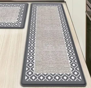 Custom Kitchen Mat Cushioned Anti-Fatigue Kitchen Rug Kitchen Waterproof Mat