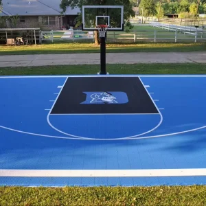 Custom Logo Basketball Court Set Foldable Gym Floor for Outdoor Play Sports Flooring Systems Manufacturer