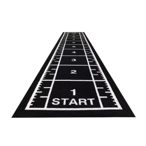 Custom Logo Gym Sled Track Artificial Grass Floor Mat