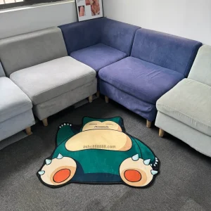 Custom Logo Handmade Cute Poke-mon Cartoon Tufted Big Rugs Living Room 3D Die Cut Hand Tufted Anime Carpets and Mats