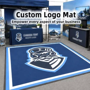 Custom Logo Large Outdoor Mats Carpet Doormat Logo Printed Foot Mats Rugs with Logo for Business Door Mat