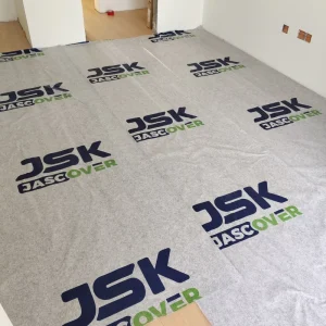 Custom Logo Print Self-Adhesive Floor Covering Non-Woven Fabric Breathable Sticky Floor Protective Felt for Decoration