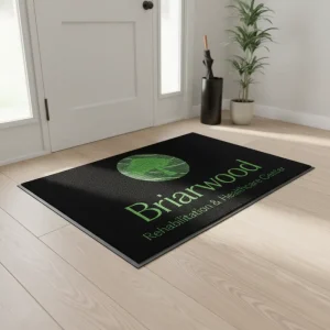 Custom Logo Printed Nylon Floor Mat, Washable, Digital Printing