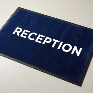 Custom Logo Printed Nylon Office Entrance Door Mat Heavy-Duty Anti-Slip Outdoor Mat