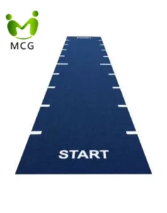 Custom Logo Synthetic Turf Carpet and PE Floor Mat for Gyms