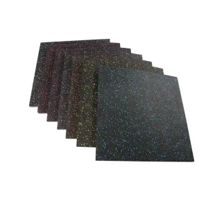Custom Logo and Color Breathable Non-Slip Washable Rubber Fitness Floor Mat for Gyms and Playgrounds