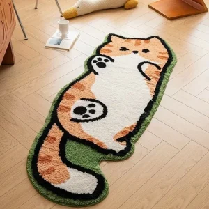 Custom Manufactures Kid’s Room Bedside Mat Cartoon Patterns Soft Plush Rug Anti-slip Floor Door Carpet