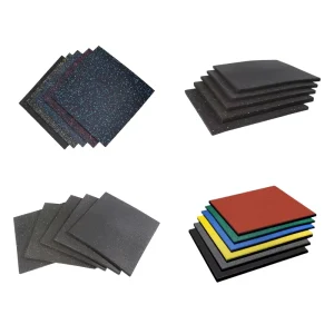 Custom Non-Toxic Heavy-Duty Gym Rubber Flooring Mats Anti-Slip Sports Mat for Gymnasiums and Fitness Studios
