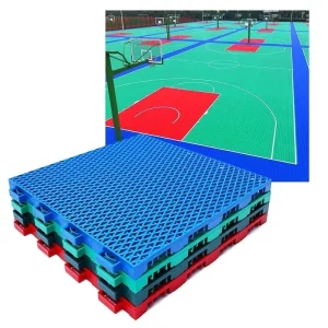Custom OEM Manufacturer Heavy-Duty UV-Protected Plastic Square Basketball Court Decking