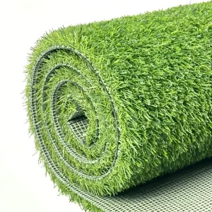 Custom Premium Waterproof Sports Flooring Eco Friendly Recyclable Breathable Base Synthetic Grass for Balcony Green Area