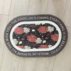 Custom Printed Puzzle PVC Floor Mat, Washable Wrinkle-Resistant Non-Slip Outdoor