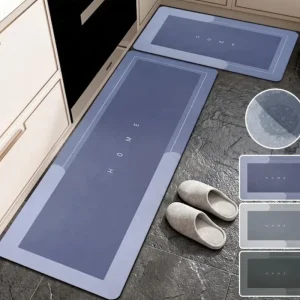 Custom Printed Water Absorbing Anti Slip Non Woven Nitrile Rubber Entrance Floor Door Mat with Logo