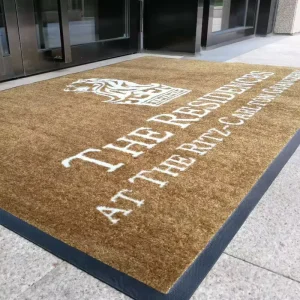 Custom Printing Logo Door Mat Entrance Nylon Doormat Heavy Duty Dust Remove Floor Mat Commercial Welcome Rubber Outdoor Mats