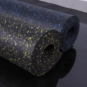 Custom Rolled Anti-Slip Soundproof Rubber Gym Floor Mats
