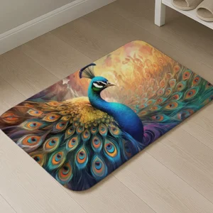 Custom Silicone Welcome Door Mat Non Slip Indoor Outdoor Quick Dry Floor Rug with Logo