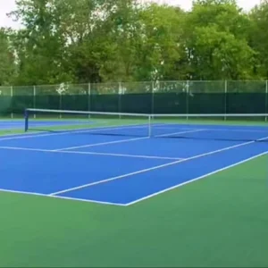 Custom Size DIY Temporary Portable Tennis Court Carpet Flooring Cover with Lines