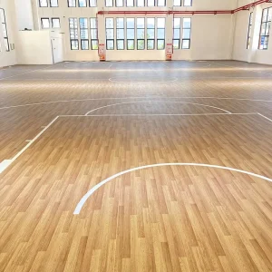 Custom-Size Indoor High-Density PVC Basketball Court Flooring